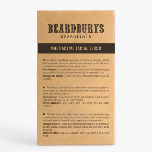 Beardburys Essentials Hidratáló Arckrém | 24H Multiactive Facial Elixir - 50 ml